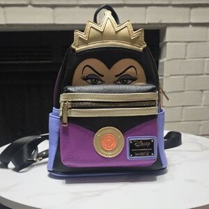Loungefly Disney Snow White Evil Queen Cosplay Figural Mini Backpack